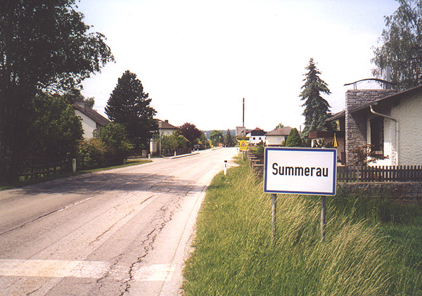 Ortseingang Summerau bei Freistadt, sterreich